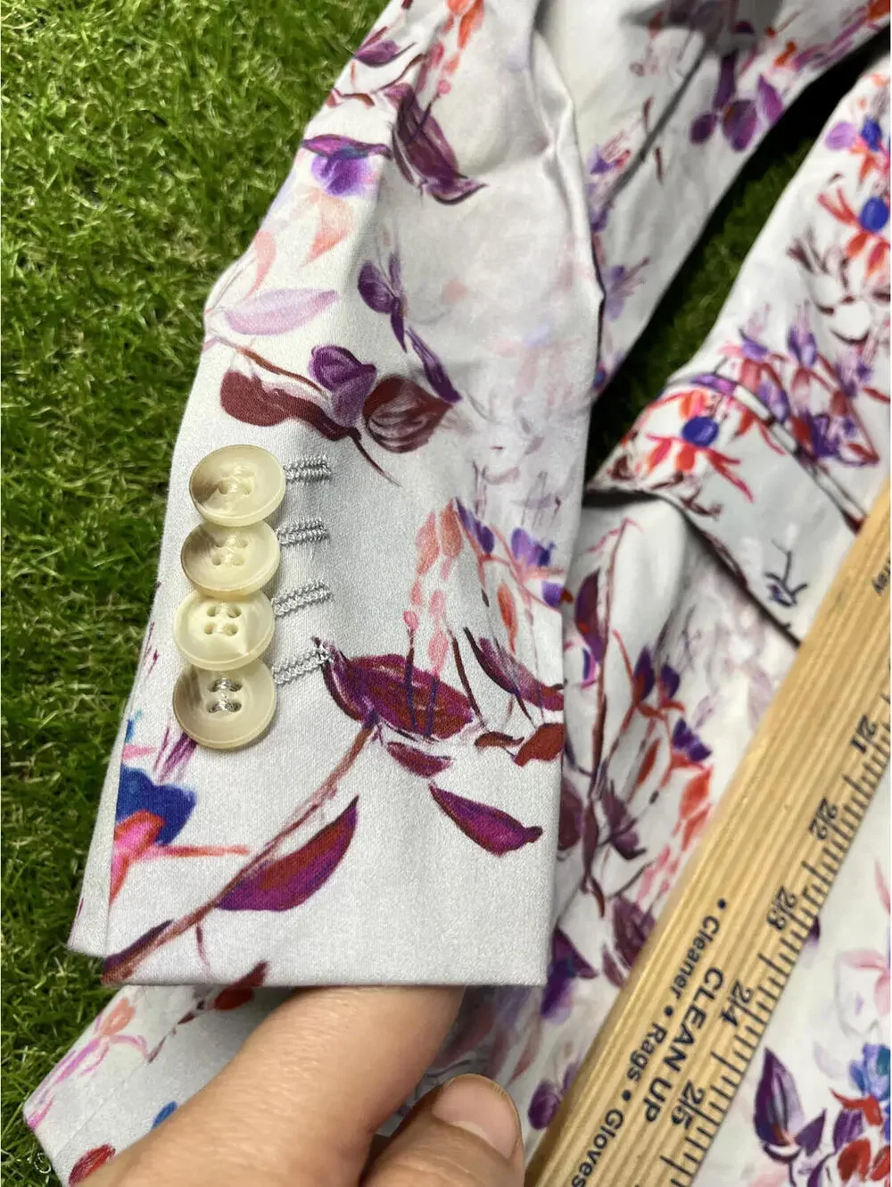 Topman Skinny Fit Floral Blazer Jacket 40R Mens